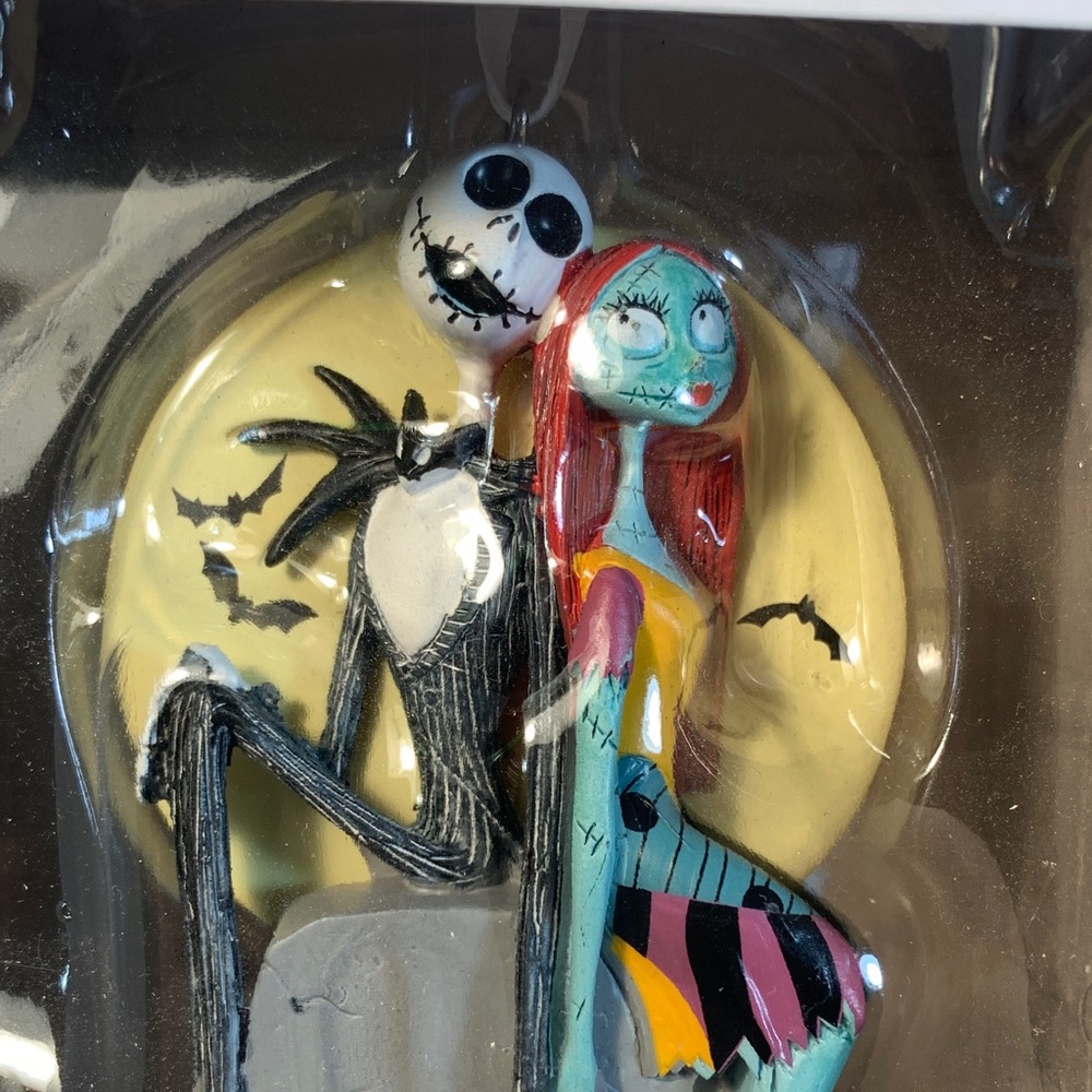Hallmark Jack Skellington and Sally Ornament - Black, Blue, Red - Picture 2 of 3